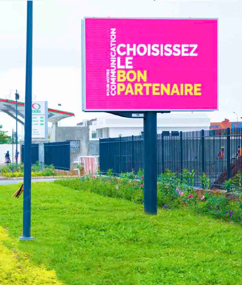 Écran 8m2 LED SF